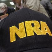 NRA logo on a hat
