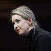 This photo shows disgraced Theranos founder Elizabeth Holmes.