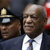 Bill Cosby arrives for his sentencing hearing at the Montgomery County Courthouse.
