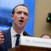 Mark Zuckerberg testifies before a House Energy and Commerce hearing on Capitol Hill.
