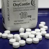 OxyContin pills are seen at a pharmacy in Montpelier, Vt.