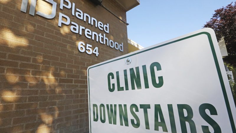 Exterior of a Planned Parenthood clinic.