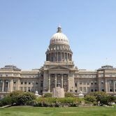 This photo shows the Idaho Capitol building.