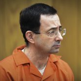Larry Nassar appears in Eaton County Court in Charlotte, Mich.