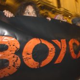 Demonstrators protest against Israel in Paris