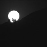 Moon over Baja ridge.