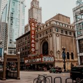 A photo of downtown Chicago.