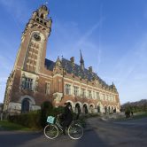 The Peace Palace in The Hague, Netherlands