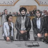 Dzhokhar Tsarnaev courtroom sketch