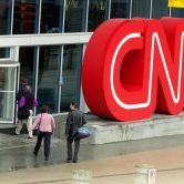 CNN Center, the headquarters for CNN, in downtown Atlanta.