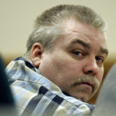 Steven Avery listens to testimony in the court.