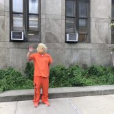 Inmate Trump costume