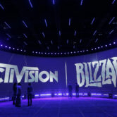 The Activision Blizzard booth at the Electronic Entertainment Expo in Los Angeles.