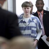 Mass shooter Dylann Roof enters a courthouse