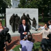 Virginia Governor Ralph Northam speaks about pardoning the Martinsville Seven