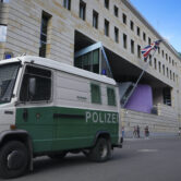 Police car British embassy