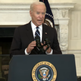 President Joe Biden speaks about combatting the Covid-19 pandemic
