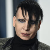 Marilyn Manson arrives at the Vanity Fair Oscar Party.