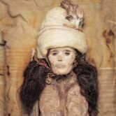 Photograph of a mummified woman found in southern China.