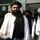 A Taliban delegation arrives in Ankara, Turkey