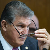 Sen. Joe Manchin chairs a hearing of the Senate Energy and Natural Resources Committee.