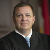 This photo shows North Carolina Supreme Court Associate Justice Phil Berger Jr.