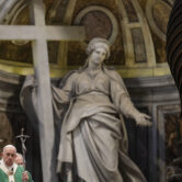 Pope Francis at St. Peter's Basilica