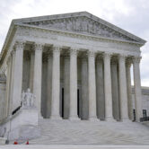 The Supreme Court is seen on the first day of a new term.