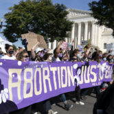 Abortion protest outside Supreme Court