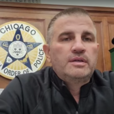 Chicago police union leader John Catanzara speaks to officers virtually