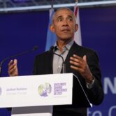 Barack Obama speaks at a U.N. climate summit