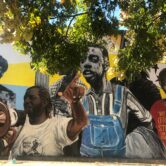 Mural depicts Homer Plessy and other civil rights leaders, such as those from Comite des Citoyens in New Orleans