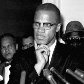 Civil rights leader Malcolm X