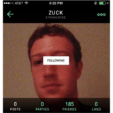 Profile photo of Facebook founder Mark Zuckerberg