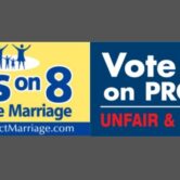 Yard signs for and against Proposition 8, which banned same-sex marriage in California.