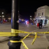 Downtown Waukesha, Wis., after a vehicle plowed into a Christmas parade