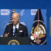 President Joe Biden encourages vaccinations and boosters for Americans amid the emergence of the new omicron Coivd-10 variant at news conference Dec. 2, 2021.