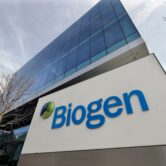 The Biogen headquarters is shown in Cambridge, Mass.