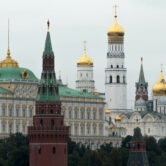 The Kremlin in Moscow is pictured.