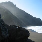 Lost Coast and the Pacific Ocean, California.