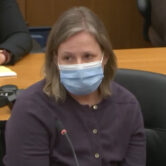 Kim Potter at her sentencing hearing