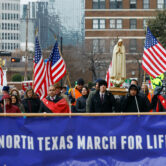 A North Texas March for Life protest in Dallas.
