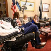 The ALS Association representatives meet with Phil Roe.
