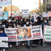 Chicagoans protest against the police shootings of Adam Toledo and Anthony Alvarez
