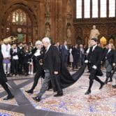 A ceremony marking the end of the parliamentary session in London
