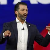 Donald Trump Jr. speaks at the Conservative Political Action Conference in Florida.