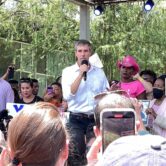 Beto O'Rourke speaks at a gun control rally in Houston