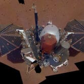 This image shows the InSight lander.