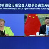 Michelle Bachelet meets virtually with Xi Jinping.
