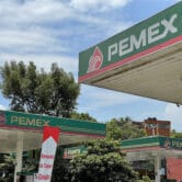 Pemex station in Mexico City